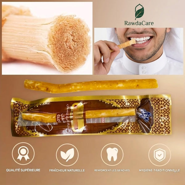 Siwak naturel scellé sous vide, Salvadora Persica